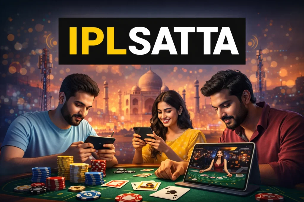 Players in India enjoying online table games on mobile devices with IPL Satta platform