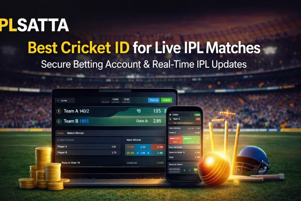 Best Cricket ID dashboard for IPL Satta live betting and real-time match updates