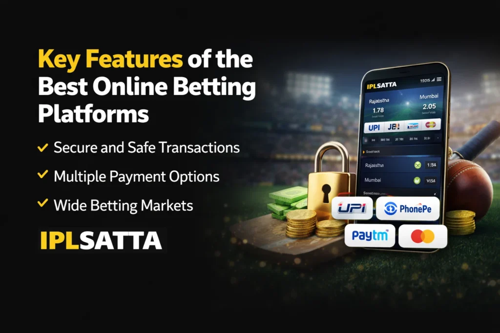 Key features of best online betting platform IPL Satta including secure payments and multiple betting options