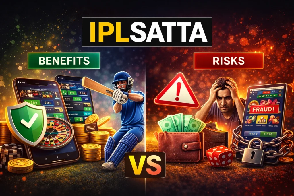 Casino online gambling benefits and risks comparison with IPL Satta betting platform
