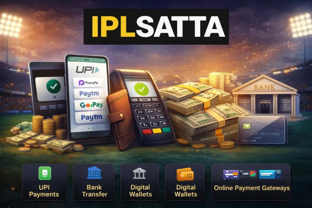 Payment methods for adding balance to IPL Satta T20 Betting ID account