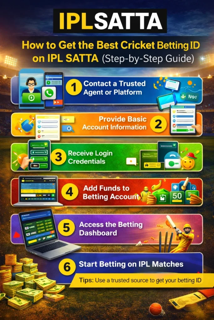 Step-by-step guide to get Best Cricket betting ID on IPL SATTA