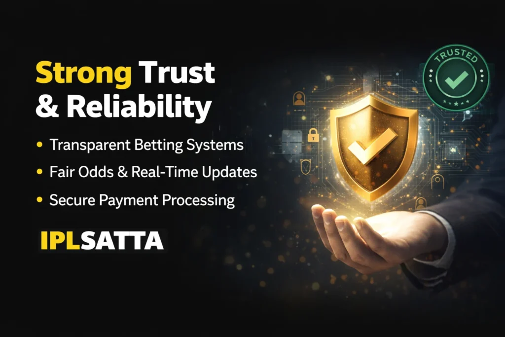 IPL Satta online betting platform working process with secure and trusted system illustration