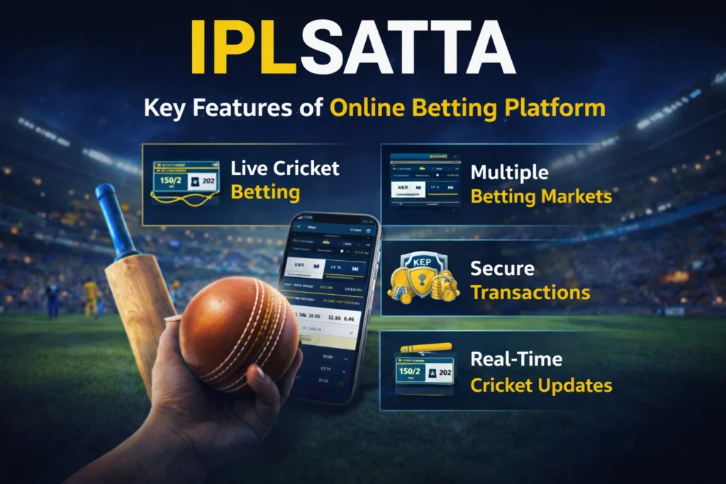 Key features of IPL SATTA online betting platform including live cricket betting and secure transactions